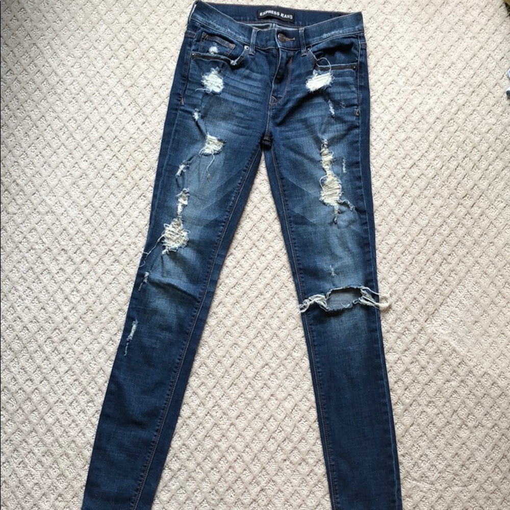 Express torn jeans